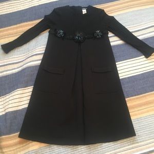 Girls David Charles dress w/ sweet sequins detail